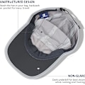 Miniatyrbillede 3 af 3: Reflekterende Sammenfoldelig Udendørs Hat Ustruktureret Design UPF 50+ Solbeskyttelse Sportshatte til Kvinder og Mænd Z-FD-RC-632 grey
