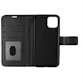 Miniatyrbillede 4 af 8: Læder Etui / Wallet - iPhone 11 Pro Max, 6.5 - wallet etui Sort