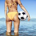 Miniatyrbillede 6 af 6: 3 stk. Oppustelige Strandbolde Oppustelig Fodbold Blæs Op Strandbolde