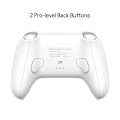 Miniatyrbillede 2 af 6: Ultimate 2.4g Trådløs Controller, Joystick Opdatering, Pro Gamepad med Bagknapper & Turbo Funktion til PC, Android, Steam Deck & Apple (Hvid) White