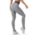 Pikkukuva 1 / 4: Urheilulliset leggingsit, push-up-leggingsit korkeavyötäröllä, glamour Grey XL