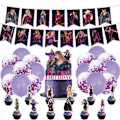 Miniatyrbillede 1 af 5: Taylor Swift Kagepynt, Cupcake Toppers til Swift Fødselsdagsfest Tilbehør 25PCS card
