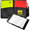 Miniatyrbillede 1 af 5: Fodbold Sport Dommer Kort Sæt PCV Rød Kort Gult Kort med Pen og Etui Tilbehør, Score Bøger, Perfekt til Fodboldkamp