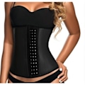 Pikkukuva 1 / 8: Vyötärötreenaaja luonnonlateksista korsetti Musta Black XL