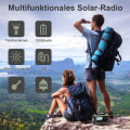 Miniatyrbild 2 av 10: 10000mAh NOAA Nödvev väderradio, handvev, batteridriven, USB-laddare, SOS-larm