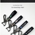 Miniatyrbild 2 av 5: Bil Läder Cykel Nyckelring Metallfinish | Kraftig Nyckelring | Nyckelring Och Krok Montering Pistol Färg Hårdvara Gun Color Hardware Lexus