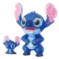 Miniatyrbilde 1 av 2: 2300 Blokker + Stitch Diamant Byggeklosser Mini Klosser Leksaker