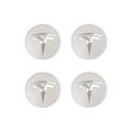 Miniatyrbillede 3 af 4: Passer til Tesla Model 3 Hjulnavslogo - Sort Sort Label (Mat) (Firepak)