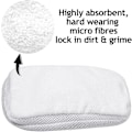 Miniatyrbilde 4 av 4: Gulvmoppkluter for harde gulv, kompatibel med Morphy Richards 720020 720021 720502 9-i-1 dampmopp (4-pakning)