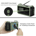 Miniatyrbilde 5 av 10: 10000mAh NOAA Nødveiv Værradio, Håndsveiv, Batteridrevet, USB-lader, SOS-alarm