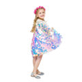 Miniatyrbillede 2 af 5: Pige Prinsesse Kappe Skinnende Glitter Fest Kappe L