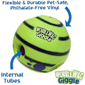 Miniatyrbillede 2 af 5: Wobble Wag Giggle Ball, Interaktivt Hundelegetøj, Sjovt Fniselyde, 14 cm