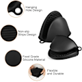 Miniatyrbilde 4 av 7: 1 Par Silikon Grytekluter - Ninja Gryteunderlag - Varmebestandige Fingergrep Hansker Gummi for Airfryer, Grill, Matlaging og Baking