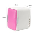 Pikkukuva 2 / 5: 4L Mini Travel Cooler Auton Jääkaappi Kannettava Pakastin Lämmitin Jääkaappi Camping White