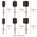 Miniatyrbild 4 av 4: 384 st slipmaskiner för nagelborrar Dremel-tillbehör Roterande set