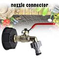 Miniatyrbilde 4 av 5: Tank Tap 1000l S60x6 Ibc Tap Connector Med 1/2\" Slangekobling, Avløp Tank Adapter, For Hagekran, For Tank Adapter (1 Stykke)