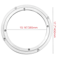 Miniatyrbillede 2 af 5: Aluminiumslegering Lazy Susan drejeskive, Heavy Duty Lazy Susan drejeskive, roterende leje Lazy Susan, glat rundt spisebord (18 tommer)