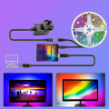Miniatyrbillede 5 af 5: Ambilight Usb Led Strip Tape Computer Pc Dream Screen Baggrundsbelysning( Størrelse : 5m )