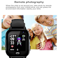 Miniatyrbillede 4 af 4: Nyt Smart Watch til Børn 4G SOS GPS Lokation Videoopkald SIM-kort Kamera Vandtæt Ur til Drenge Piger_xx Black