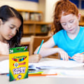 Pikkukuva 5 / 5: Crayola Värikynät (36 kpl), Lasten Kynäsetti, Taidetarvikkeet, Sopii Täydellisesti Värikyniä Kirjoille, Luokkahuoneen Kynät, Koulutavarat, 3+