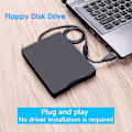 Miniatyrbillede 4 af 5: 3,5 tommer USB mobil diskettedrev bærbar 1,44MB ekstern diskettedisk F