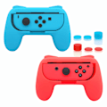 Miniatyrbild 1 av 8: Grepp som är kompatibla med Nintendo Switch för Joy Con & OLED-modell för Joycon Red and Blue