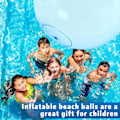 Miniatyrbild 2 av 4: Bubbelboll för vuxna, vattenbubbelboll vattenboll transparent hoppboll, vattenbubbelboll uppblåsbar vattenboll överdimensionerad green