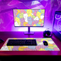 Miniatyrbillede 3 af 4: Gaming Mousepad, Stor Stort Mousepad til Skrivebord, Stort Computer Tastatur Skrivebordspude, Syet Kanter Mousepad, 3mm Tyk Lang 31,5 X 11,8 Tommer