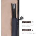 Miniatyrbillede 5 af 6: Patio Parasol Dækning - 600D Vandafvisende Udendørs Offset Banana Stil Parasol Dækning - Passer til Cantilever Offset Parasol 7,5-11,5 Fod