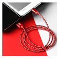 Pikkukuva 2 / 3: 3m Type C USB-laturi Nopea Latauskaapeli Samsung Galaxy S21 S22 S23 Punainen