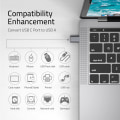 Miniatyrbilde 2 av 5: USB C til USB-adapterpakke med 2 stk. USB C hann til USB 3.0 hunnadapter Kompatibel med MacBook Pro Air 2024, Microsoft Surface, iPad, Samsung Notebook
