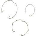 Miniatyrbillede 1 af 4: [18 stk] GU10 MR11 Ringklips - 35 og 50 mm diameter