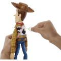 Miniatyrbilde 3 av 5: Disney og Pixar Toy Story Filmleker, Talking Woody Figur og Ragdoll Kropp, 20 Fraser, Trekkflik Aktiverer Lyder, Roundup Fun Woody