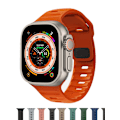 Miniatyrbild 2 av 5: Mjukt silikonarmband för Apple Watch Band Ultra 49mm 44mm 45mm 42mm 41mm 42mm 38mm Sport Watch Armband iwatch Serise 8 7 6 5 Armband 18-Coffee 18-Coffee 38mm 40mm 41mm