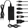 Miniatyrbilde 1 av 5: 42V 2A batterilader DC5.5x2.5 hurtiglading universal for 36V litiumbatteri 100-240V EU - kontakt