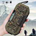 Miniatyrbild 6 av 10: Vevradio med solpanel, 5000mAh Digitalradio med LCD-skärm, IPX5 Vattentät Solhandvevradio