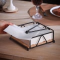 Miniatyrbillede 5 af 5: Med træbase, velegnet til køkkenbord, spisebord, bordplade (sort)