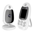 Miniatyrbillede 1 af 5: Babyalarm med kamera Bærbar 2,4 Ghz nattesyn video babyalarm Vox-funktion og intelligent standby Temperatursensor Intercom-system Vuggeviser Lang batterilevetid