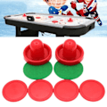 Miniatyrbilde 3 av 5: Air Hockey Set Hjemmebordspill Reservedeler Tilbehør 4-Sliders