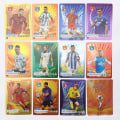 Miniatyrbild 3 av 5: 1 låda med 55 kort FIFA World Cup och EM-stjärnkort, guldfoljekort, 55 stjärnkort Golden