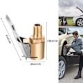 Miniatyrbilde 5 av 5: Pcs luftchuck dekkpumpe kompressor pumpe koble tung messing låsing dekkpumpe luftchuck