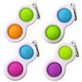 Miniatyrbilde 1 av 4: 3-pakke - Mini Simple Dimple Pop It Fidget Leke - Leke