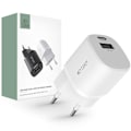 Pikkukuva 1 / 6: Tech-Protect 20W Mini-seinälaturi PD QC USB-C / USB-A Valkoinen