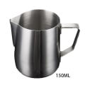 Miniatyrbilde 1 av 5: 150 ml melkekanne, rustfritt stål melkeskumkanne, lattekopp, kunstig kaffe latte skumkanne, melkekanne