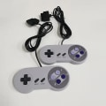Miniatyrbillede 1 af 4: 16 Bits Universal Wired Game Controller Classic Game Handle Gamepad Joysticks Pc Video Games 7p Controller For Snes