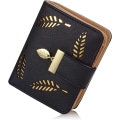 Miniatyrbilde 5 av 5: Lombok for kvinner, liten skinnlombok, bifold-lombok, veske