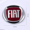 Miniatyrbild 4 av 5: Lämplig för Fiat 500 frontlogotyp FIAT front stötfångargrillmärke F
