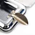 Miniatyrbillede 4 af 5: Firkantet lommeaskebæger i rustfrit stål med låg, bærbar metalaskebæger i rustfrit stål Stainless 1pc