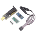 Miniatyrbild 1 av 5: CH341A USB-programmer Eeprom Bios Flasher Programmerbar logikkrets med Sop8 Flash-klipp Kompatibel med 24/25-seriebrikke