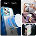 Miniatyrbilde 6 av 6: ColorPop iPhone 13 Pro Max Deksel CH MagSafe Transparent/Hvit